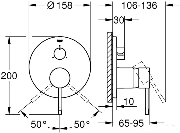 Смеситель Grohe Essence 24092001