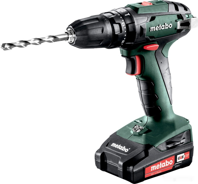 Ударная дрель-шуруповерт Metabo SB 18 602245560 (с 2-мя АКБ, кейс)