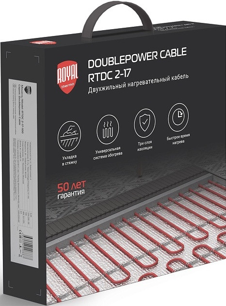 Теплый пол Royal Thermo Doublepower Cable RTDC 2-17-1500 88.2 м. 1500 Вт (комплект)