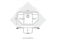 Кухонная мойка Polygran Riff 800 (космос)