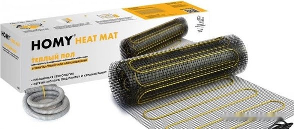Теплый пол HOMY Heat Mat 150-0.5-10.0 10 кв.м. 1500 Вт