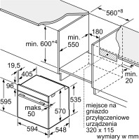 Духовой шкаф Bosch Serie 4 HBA514BS3