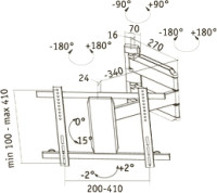 Кронштейн Brateck LPA20-443