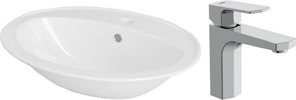 Умывальник Cersanit Calla 54 S-UM-Cl/1-w + 63055