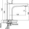 Умывальник Cersanit Calla 54 S-UM-Cl/1-w + 63055