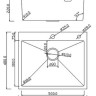 Кухонная мойка Roxen Simple 560220-55B графит