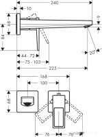 Смеситель Hansgrohe Metropol 74526000