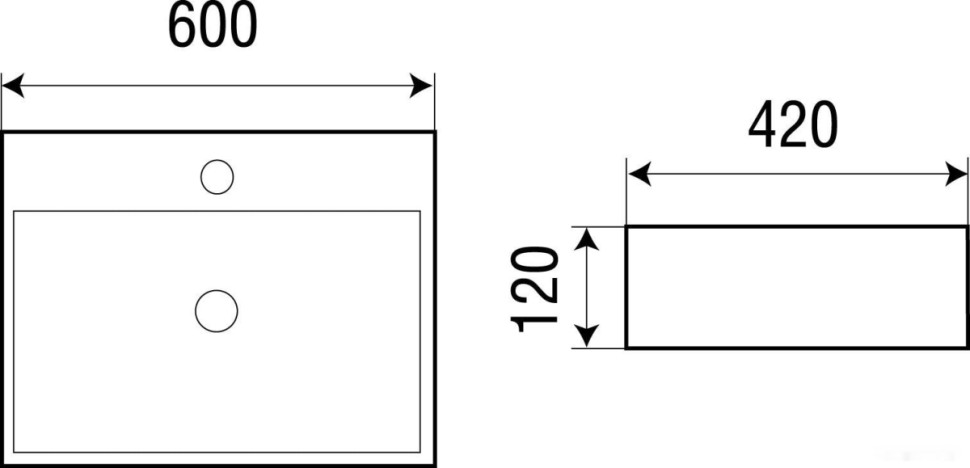 Умывальник Weltwasser Elbach 2173 MB