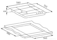 Варочная панель Weissgauff HGG 641 BV
