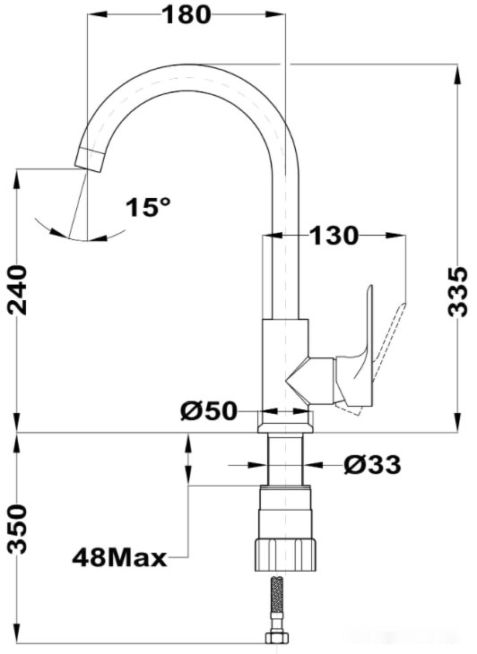 Смеситель Teka Mallorca 329156210