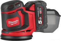 Шлифовальная машина Milwaukee M18 BOS125-502B 4933464229 (с 2-мя АКБ, сумка)
