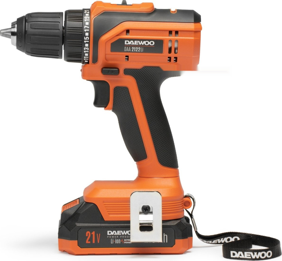 Дрель-шуруповерт Daewoo Power DAA 2122Li Set (с 2-мя АКБ, кейс)