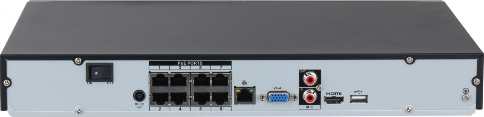 Видеорегистратор наблюдения Dahua DHI-NVR2208-8P-I