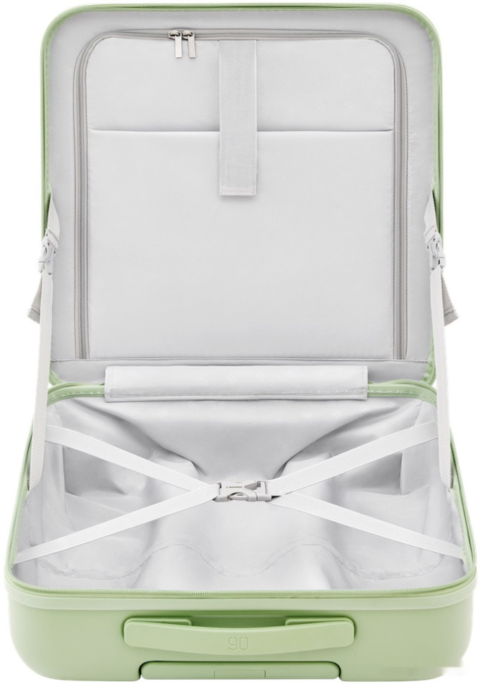 Чемодан-спиннер Ninetygo Lightweight Pudding Luggage 18" (зеленый)