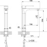 Смеситель IDDIS Slide SLIBL01i01