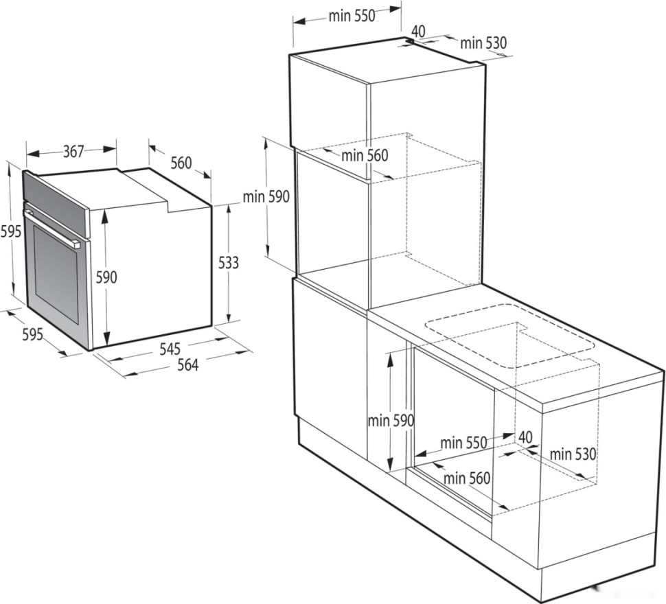 Духовой шкаф Gorenje BOS6737E06B
