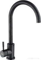 Кухонная мойка БелЭворс Mila L + смеситель W4998-3-22 (черный)