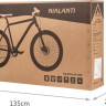 Велосипед Nialanti Fusion 1.0 MD 26 2024 (зеленый/серый, разобранный, в коробке)