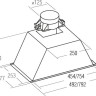 Вытяжка CATA GL 45 X/C 02030305