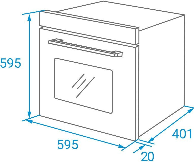 Духовой шкаф Weissgauff EOM 306 Black Edition