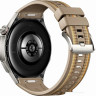 Умные часы Huawei Watch GT 6 Pro 46 мм (серебристый, с коричневым плетеным ремешком, международная версия)