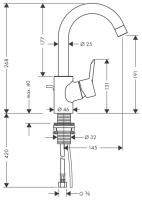 Смеситель Hansgrohe Focus S 31710000
