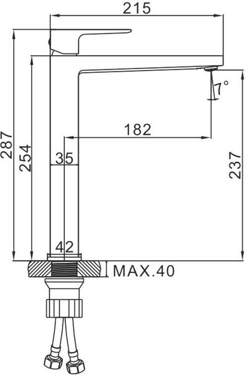 Смеситель Ledeme L1173