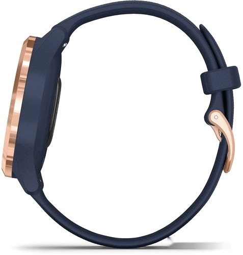 Гибридные умные часы Garmin Vivomove 3S (розовое золото/темно-синий)