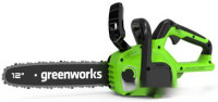 Аккумуляторная пила Greenworks GD24CS30K2 2007007UA (с 1-м АКБ 2 Ач)