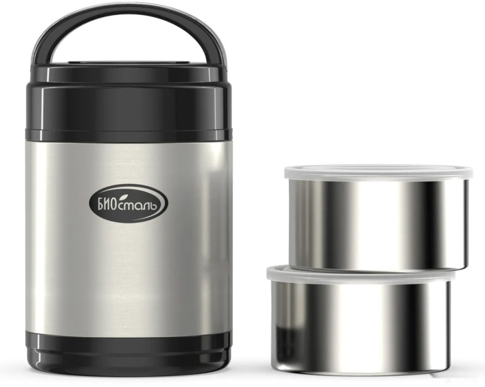 Термос для еды Биосталь NR-1800 Stainless Steel