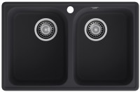 Кухонная мойка GranFest QUARZ Z-15 (черный)