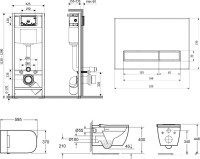 Унитаз Lavinia Boho Smart V-Clean 7 в 1 87561139
