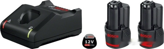 Аккумулятор для инструмента Bosch GBA 12V + GAL 12V-40 Professional 1600A019R8 (12В/2 Ah + 12В)