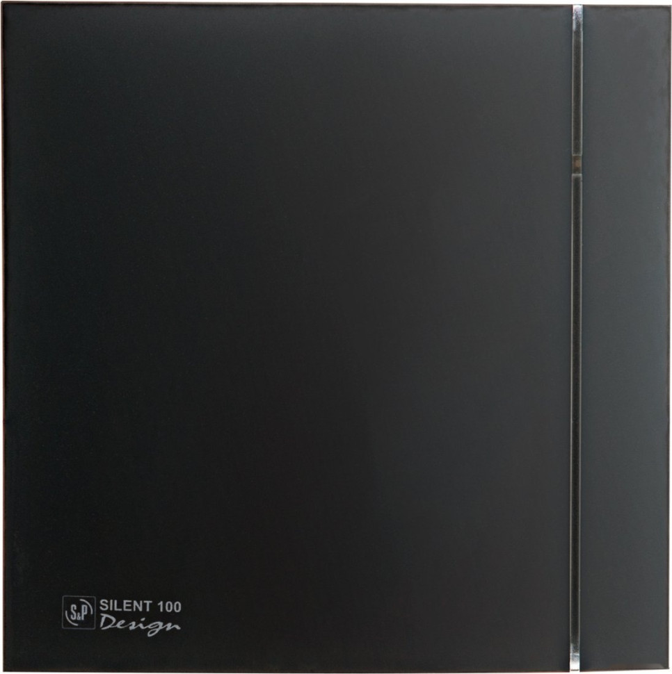 Осевой вентилятор Soler & Palau Silent-100 CRZ Matt Black Design 5210401500-011000