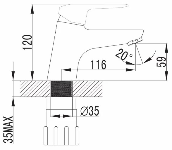 Смеситель Ferro Dijon BDJ2