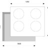 Варочная панель LEX EVI 640 F BL