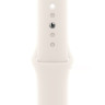 Умные часы Apple Watch Series 10 46 мм (алюминиевый корпус, розовое золото/звездный свет, спортивный силиконовый ремешок M/L)