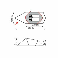 Палатка Tramp Bike 2 V2
