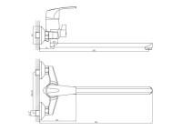 Смеситель Rossinka Silvermix D40-32