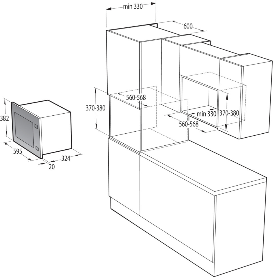 Микроволновая печь Gorenje BM201EM1X