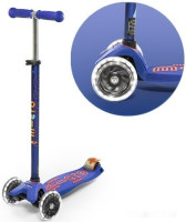 Самокат Micro Maxi Deluxe LED (синий)
