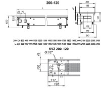 Радиатор Techno Usual KVZ 200-120-600