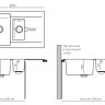 Кухонная мойка Polygran Brig 870 (космос)