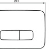 Панель смыва Ideal Standard ProSys Oleas M3 (хром) R0123AA