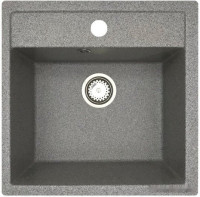 Кухонная мойка БелЭворс Rio + смеситель W4998-4 + дозатор L405-1 (серый/сатин)