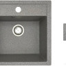 Кухонная мойка БелЭворс Rio + смеситель W4998-4 + дозатор L405-1 (серый/сатин)