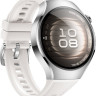 Умные часы Huawei Watch 5 42 мм (серебристый, с белым силиконовым ремешком, международная версия)