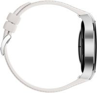 Умные часы Huawei Watch 5 42 мм (серебристый, с белым силиконовым ремешком, международная версия)
