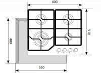 Варочная панель LEX GVG 640-1 WH