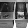 Кухонная мойка Stellar Decor S7850NB-2L-D (нано черный)